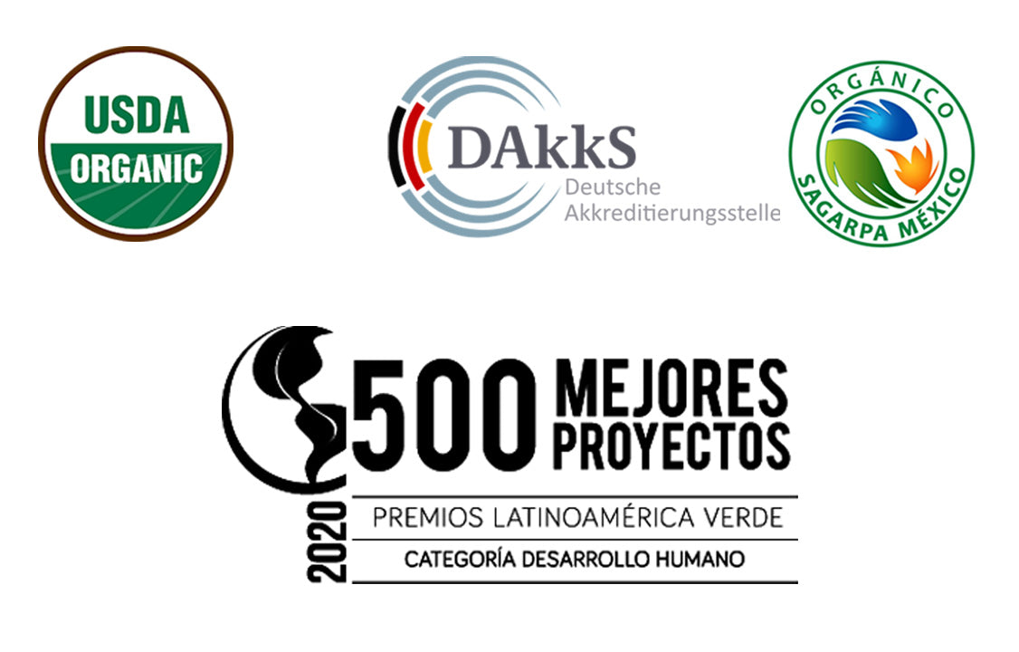 Certificaciones de Ehya Café